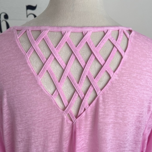 Chic Pink Women's Tunic Top - Picture 3 of 4